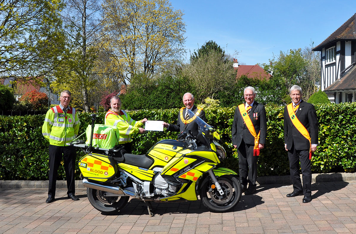 A Donation to Blood Bikes